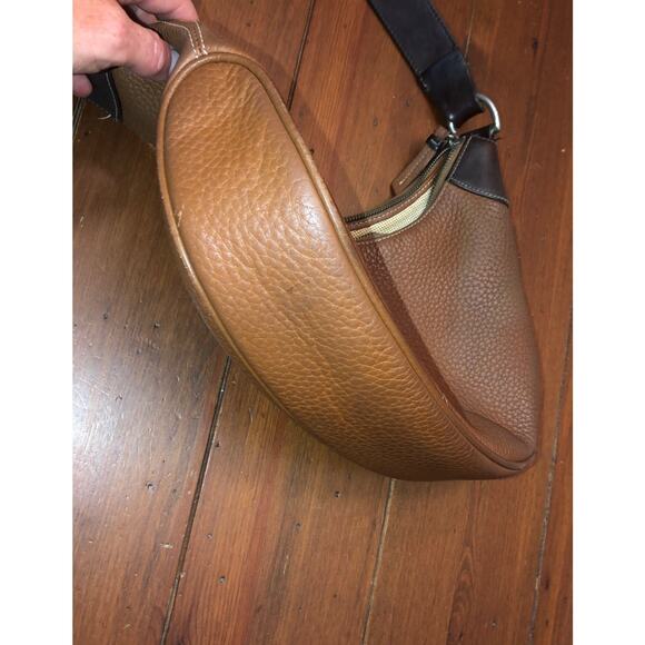 Dooney & Bourke bag shoulder bag Cognac pebbled leather - Picture 8 of 12